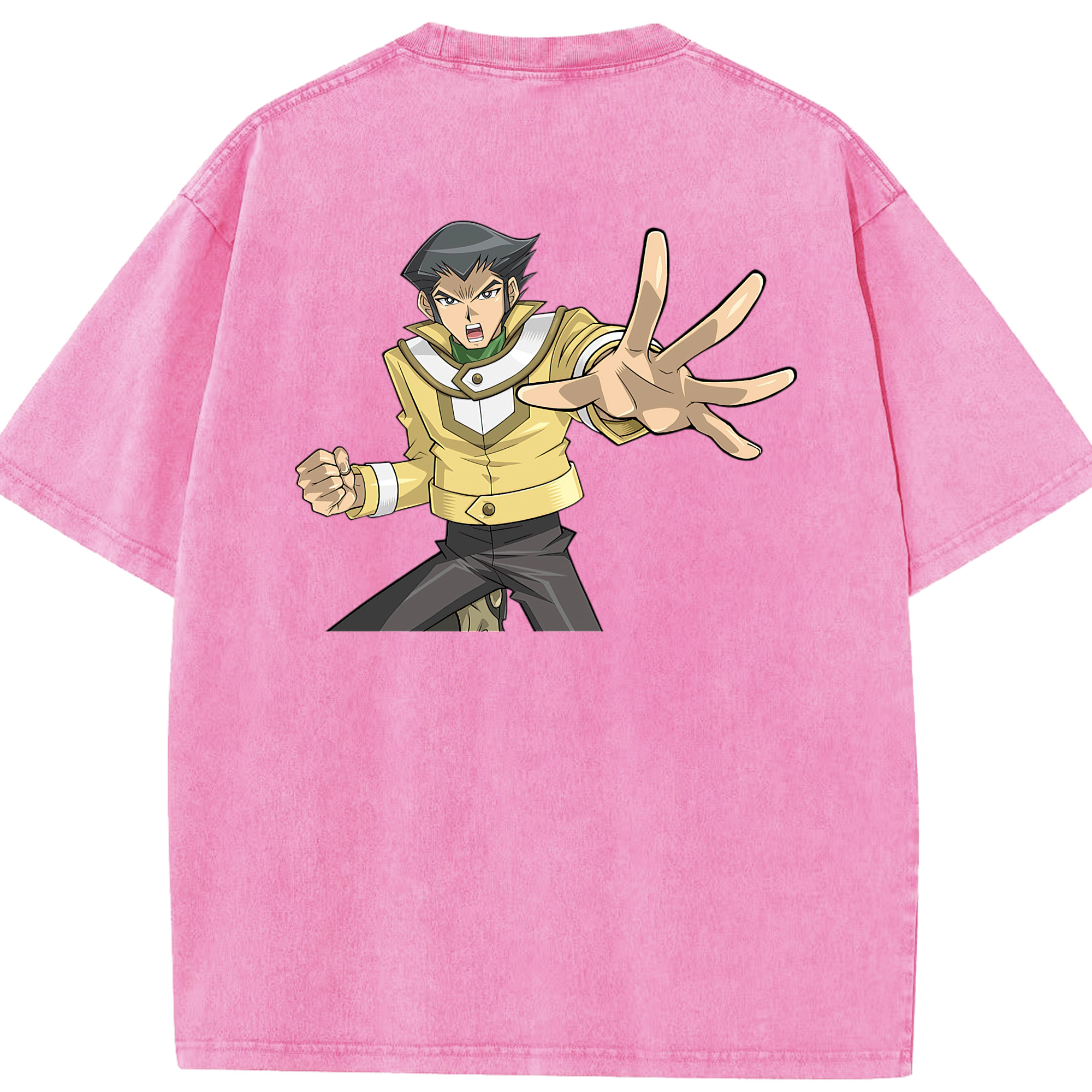（画像用） 遊☆戯☆王 Yu-Gi-Oh! 綿100% ヴィンテージ風 半袖Tシャツ（背面プリント）